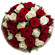 букет из красных и белых роз. Ирландия